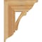 Ekena Millwork Legacy Traditional Rough Sawn Bracket, Western Red Cedar, 6"W x 18"D x 22"H BKT06X18X22LEC01RWR - alternate 3
